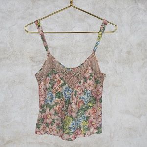 NWOT Vintage 80s Victoria's Secret Gold Tag Pink Camisole